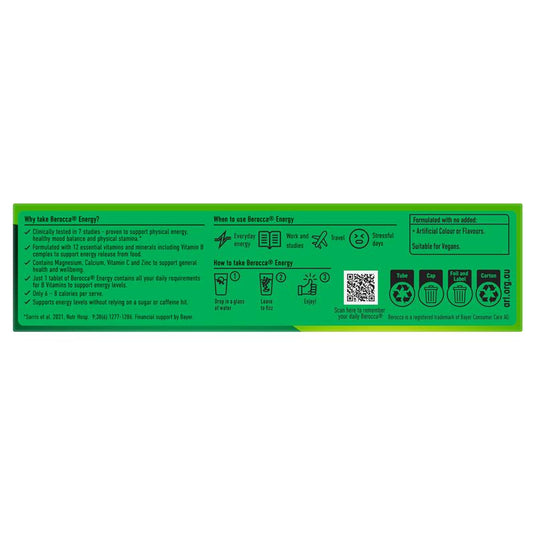 Berocca Energy Pinelime Crush 30 Effervescent Tablets Exclusive