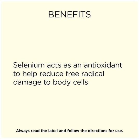 GO Healthy Selenium 150mcg 60 Hard Capsules