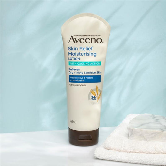 Aveeno Skin Relief Moisturising Body Lotion Cool Action 225ml