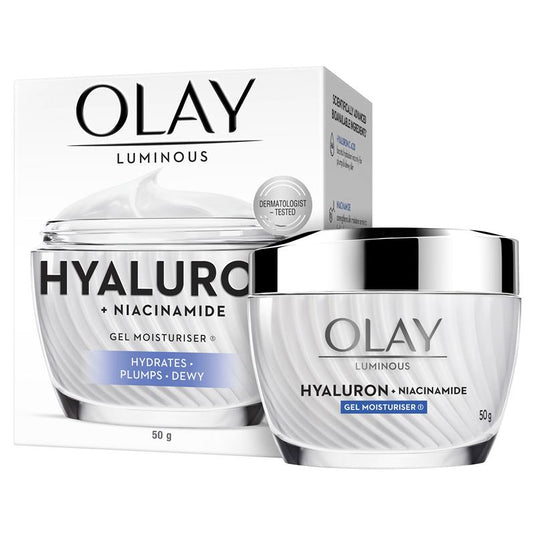 Olay Luminous Hyaluron + Niacinamide Gel Moisturiser 50g
