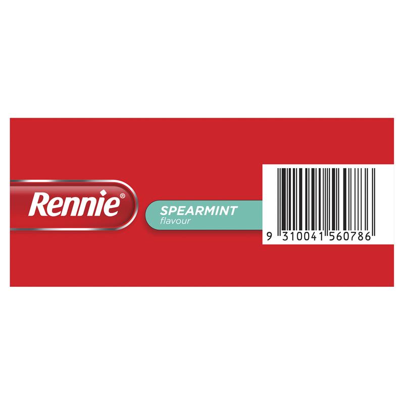 Load image into Gallery viewer, Rennie Indigestion and Heartburn Relief Spearmint 96 Chewable Tablets
