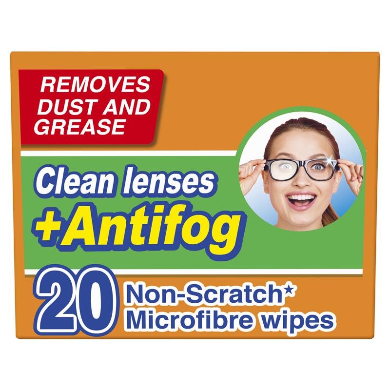 Load image into Gallery viewer, Clearwipe Antifog Lens Cleaner 20 Wipes
