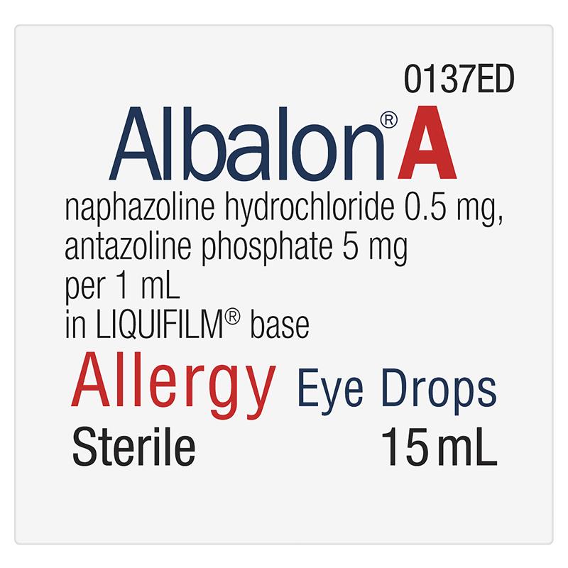 Load image into Gallery viewer, Albalon A Allergy Eye Drops 15mL
