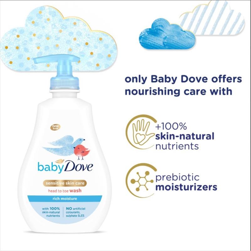 Load image into Gallery viewer, Baby Dove Rich Moisture Baby Wash 400ml
