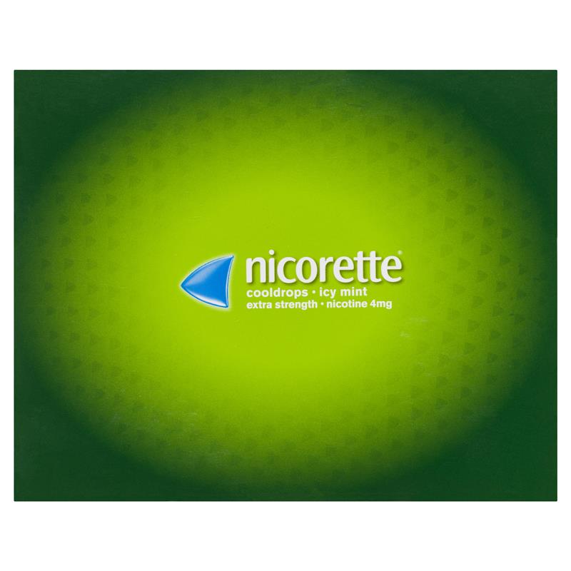 Load image into Gallery viewer, Nicorette Quit Smoking Extra Strength Cooldrops Nicotine Lozenge Icy Mint 8 x 20 Pack
