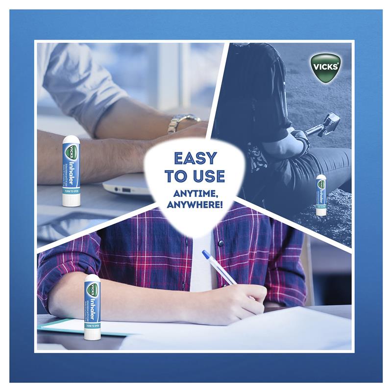 Load image into Gallery viewer, Vicks Inhaler Nasal Decongestant 2 Pack
