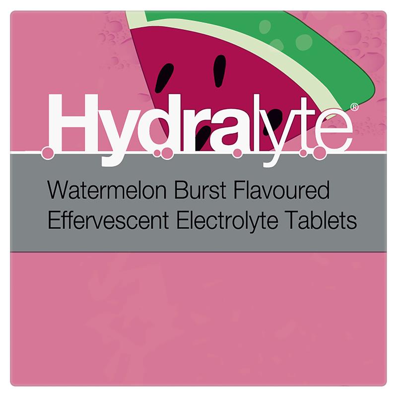 Load image into Gallery viewer, Hydralyte Electrolyte Effervescent Watermelon Burst Flavoured 20 Tablets
