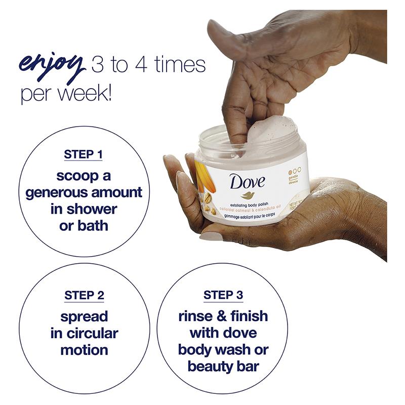 Load image into Gallery viewer, Dove Exfoliating Body Polish Colloidal Oatmeal And Calendula Oil 298g
