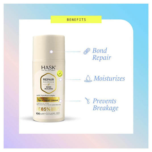HASK RepairPro Bond Building Leave-In Treatment Cream 100ml
