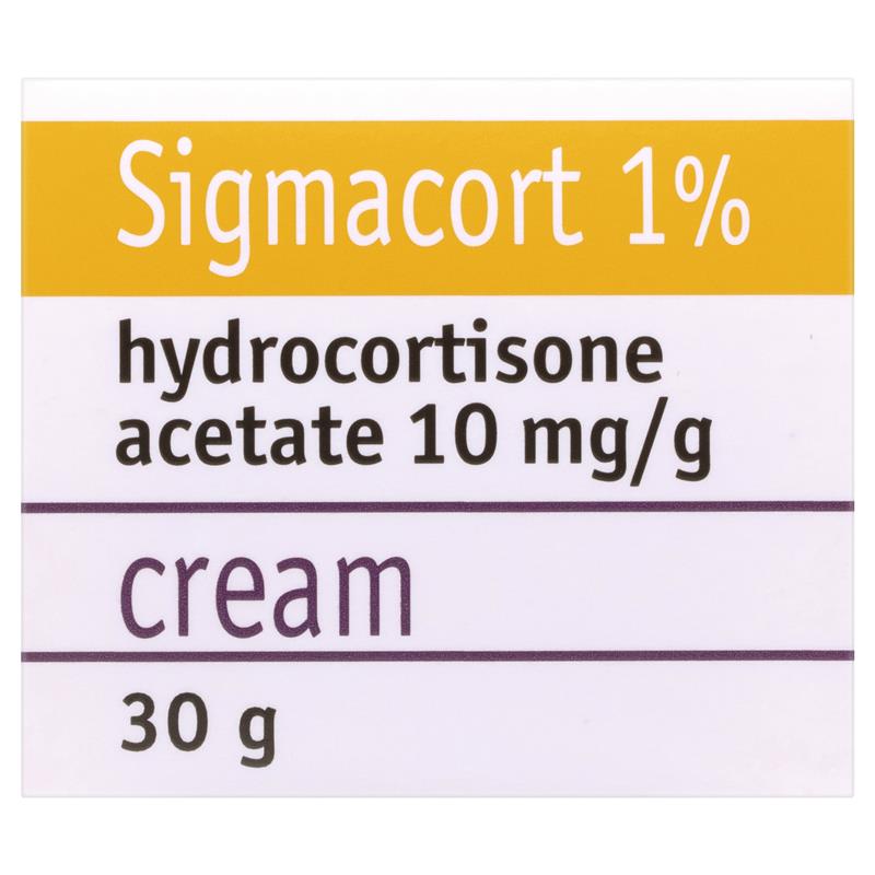 Load image into Gallery viewer, Sigmacort 1% Cream 30g - Hydrocortisone (S3)
