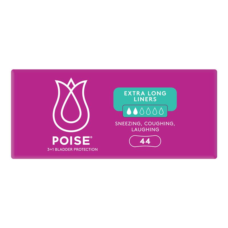 Load image into Gallery viewer, Poise Liner Extra Long Bulk 44 Pack
