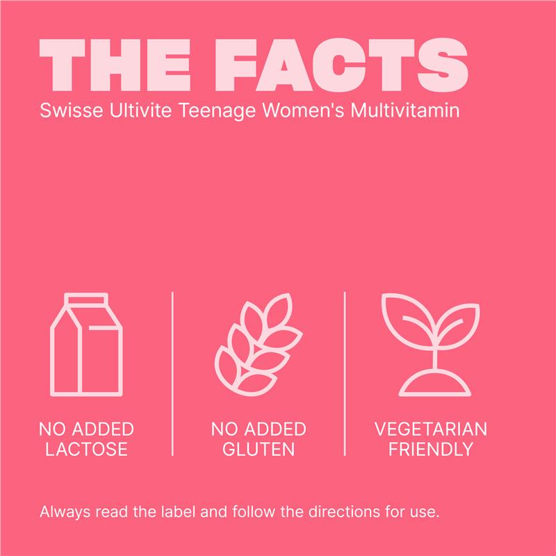 Load image into Gallery viewer, Swisse Teenage Ultivite Women's Multivitamin 60 Tablets
