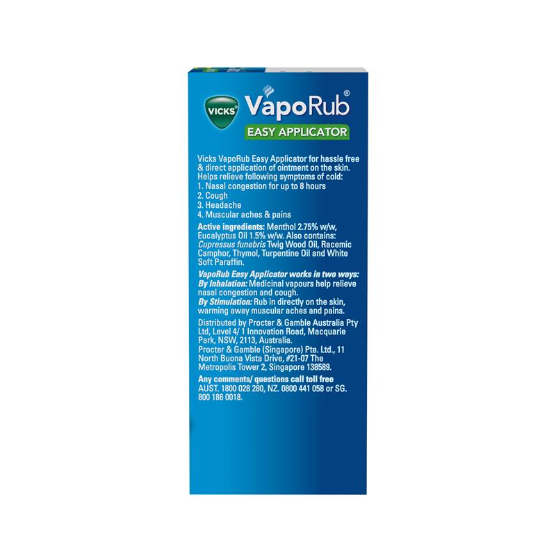 Load image into Gallery viewer, Vicks VapoRub Easy Applicator Vaporising Ointment 35g
