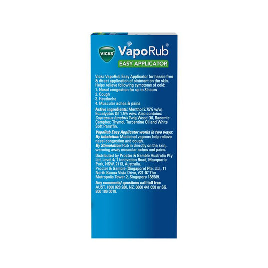 Vicks VapoRub Easy Applicator Vaporising Ointment 35g