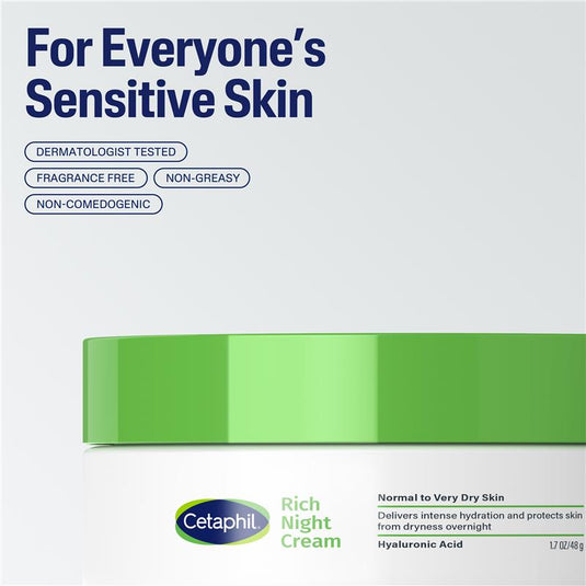 Cetaphil Rich Night Cream Hyaluronic Acid 48g