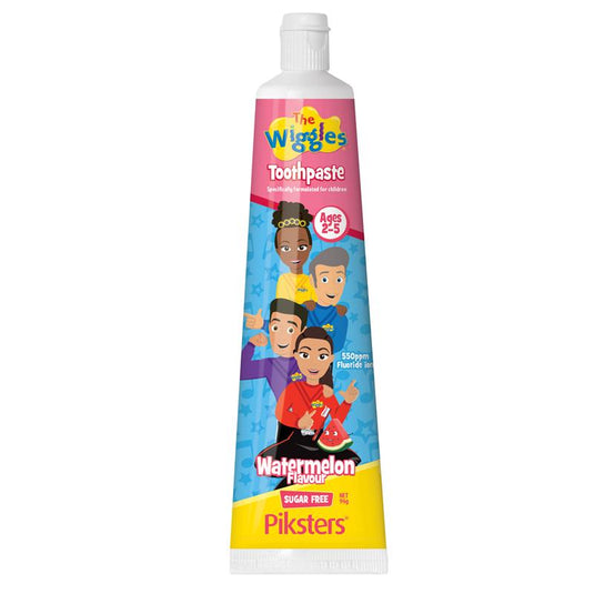 Piksters The Wiggles Toothpaste Sugar Free Watermelon Ages 2-5 96g