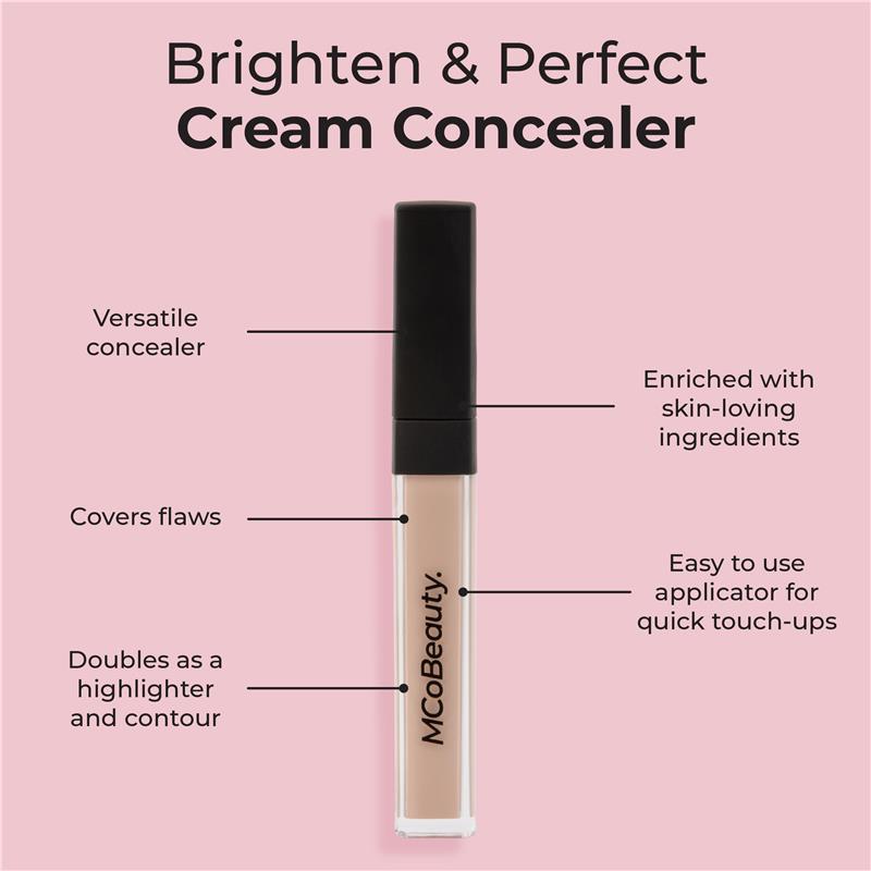 Load image into Gallery viewer, MCoBeauty Brighten &amp; Perfect Cream Concealer Light 3 Beige
