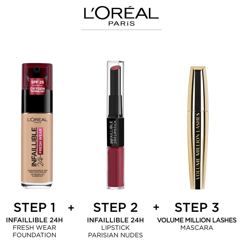 Load image into Gallery viewer, L'Oreal Paris Infallible 24H 2-Step Lipstick 801 Toujours Toffee
