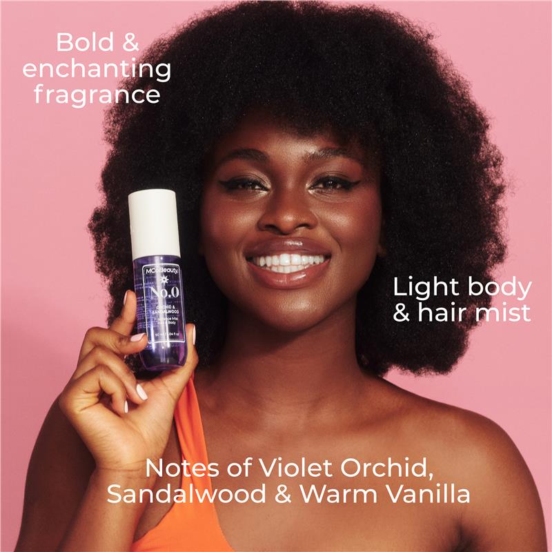 Load image into Gallery viewer, MCoBeauty Violet Orchid &amp; Sandalwood No.5 Fragrance Hair &amp; Body Mist 90ml
