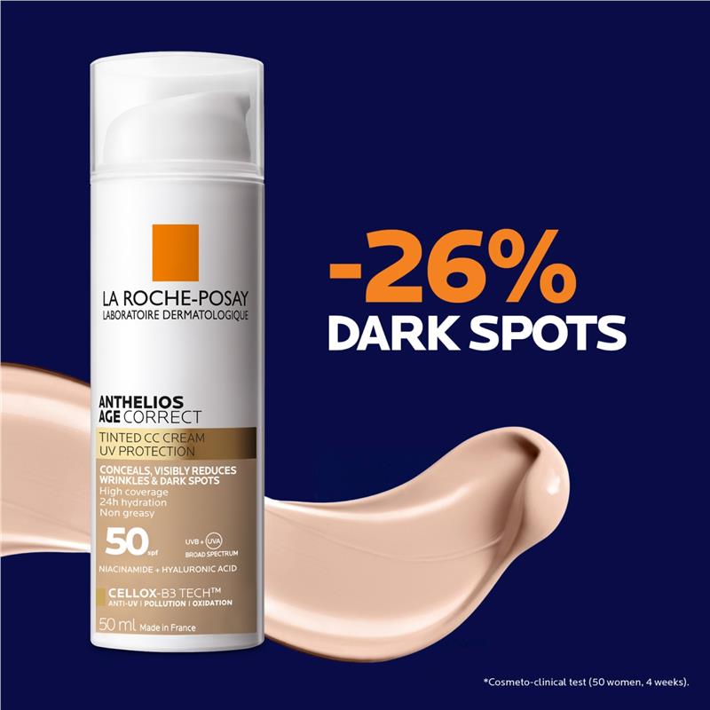 Load image into Gallery viewer, La Roche Posay Anthelios Age Correct Tinted SPF50 50ml
