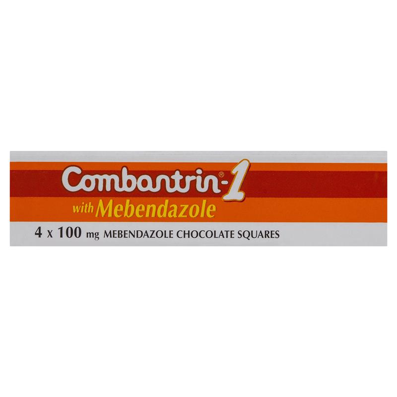 Load image into Gallery viewer, Combantrin -1 Threadworm Chocolate Squares 4 Pack
