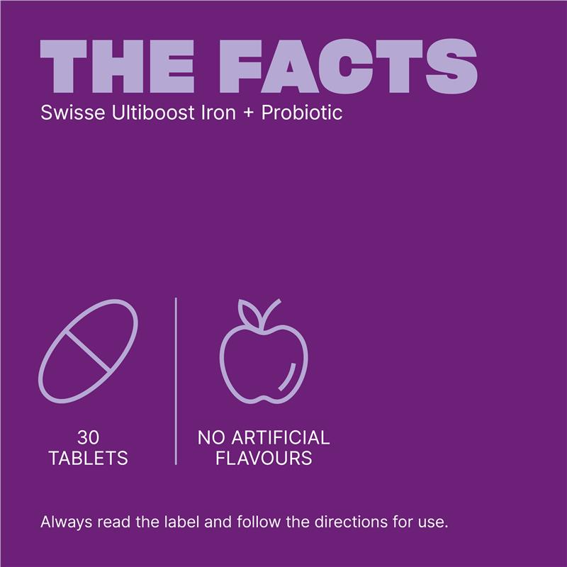Load image into Gallery viewer, Swisse Iron + Probiotic 30 Tablets
