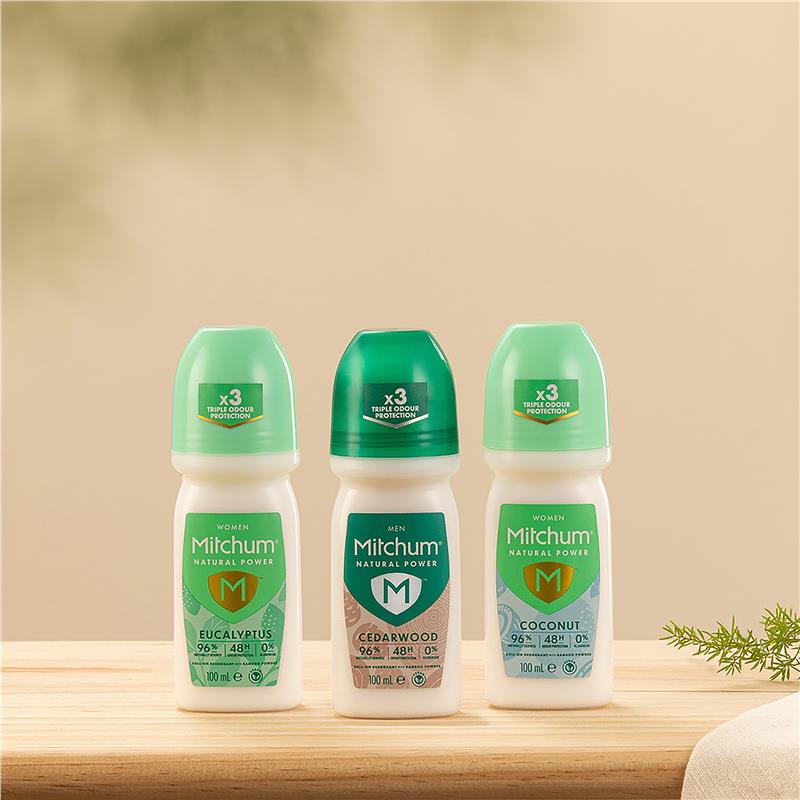 Load image into Gallery viewer, Mitchum for Women Natural Power Eucalyptus Roll On 100ml
