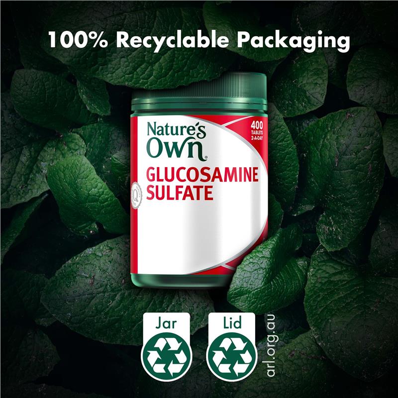 Load image into Gallery viewer, Nature's Own Glucosamine Sulfate 400 Tablets

