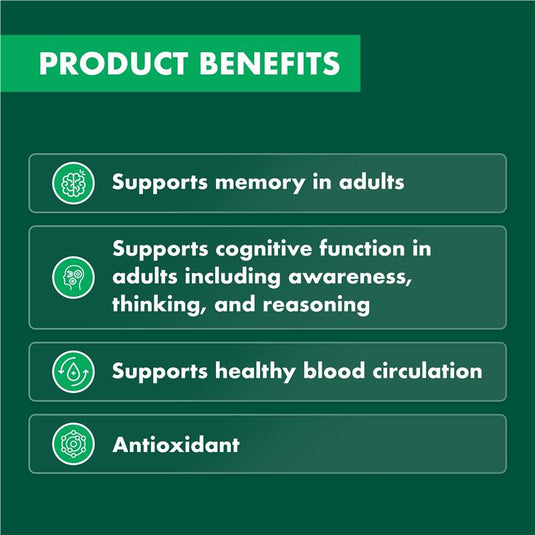 Nature's Own Ginkgo Biloba 2000mg 100 Tablets