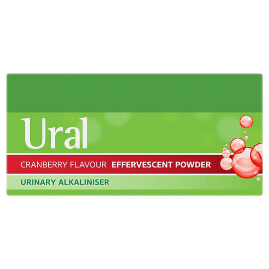 Ural Effervescent Powder Cranberry 28 Sachets
