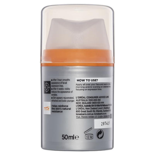 L'Oreal Men's Expert Erase Wrinkles Moisturising Cream 50ml