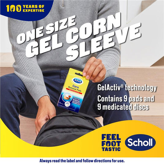 Scholl Corn Removal Medicated Disc Pads System 9 Pack