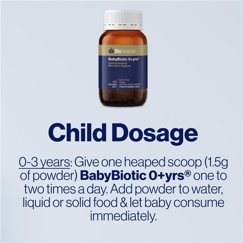 Load image into Gallery viewer, Bioceuticals BabyBiotic 0 + Years® 60g Fridge Line
