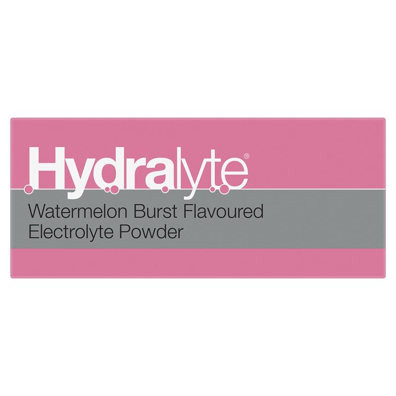 Load image into Gallery viewer, Hydralyte Electrolyte Watermelon Sachets Value Pack 4.9g x 24
