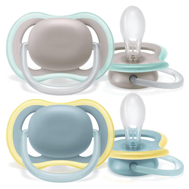 Load image into Gallery viewer, Avent Ultra Air Soother Night Time Glow 18+ Months 2 Pack
