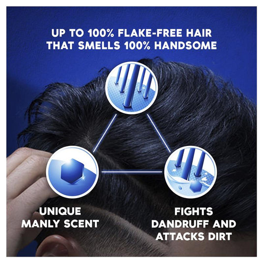 Head & Shoulders Ultramen 2 in 1 Deep Clean Anti Dandruff Shampoo & Conditioner 400ml