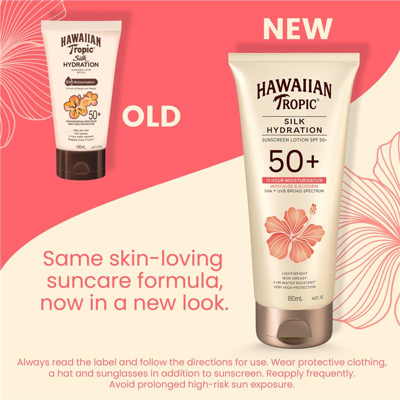 Load image into Gallery viewer, Hawaiian Tropic Silk Hydration Lotion 50+ 180ml
