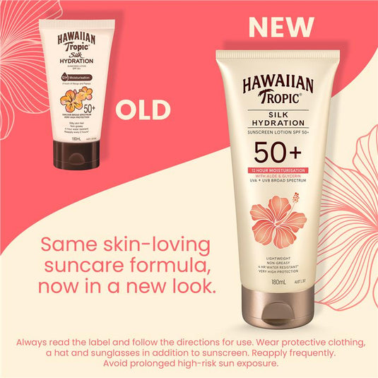 Hawaiian Tropic Silk Hydration Lotion 50+ 180ml