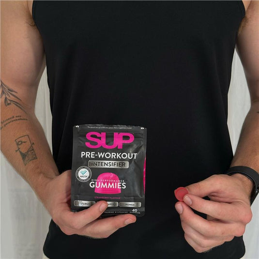 SUP Pre-Workout Gummies Strawberry 40