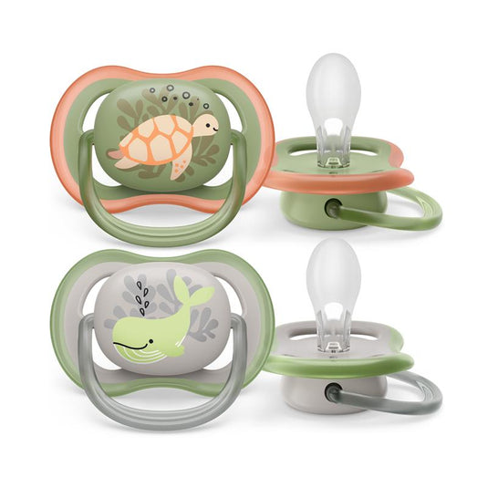 Avent Ultra Air Soother 6-18 Months Deco Mixed 2 Pack