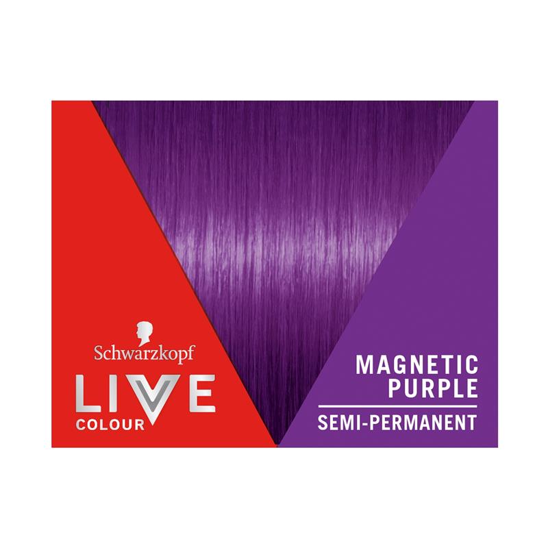 Load image into Gallery viewer, Schwarzkopf LIVE Colour Magnetic Purple Semi Permanent 75ml
