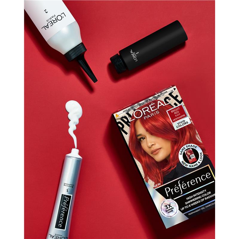 Load image into Gallery viewer, L'Oreal Paris Preference Vivids Permanent Hair Colour 8.624 Montmartre (Bright Red)
