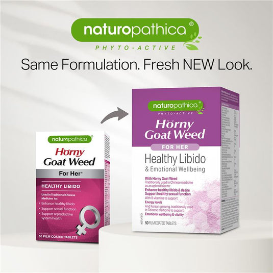 Naturopathica Horny Goat Weed For Her 50 Tablets