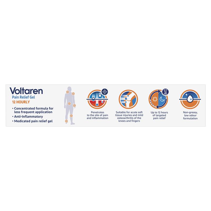 Load image into Gallery viewer, Voltaren Pain Relief Gel 12 Hourly 150g
