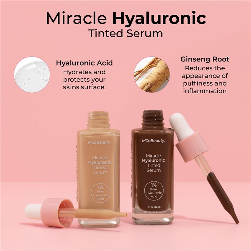 Load image into Gallery viewer, MCoBeauty Miracle Hyaluronic Tinted Serum 3-4 Light/Medium
