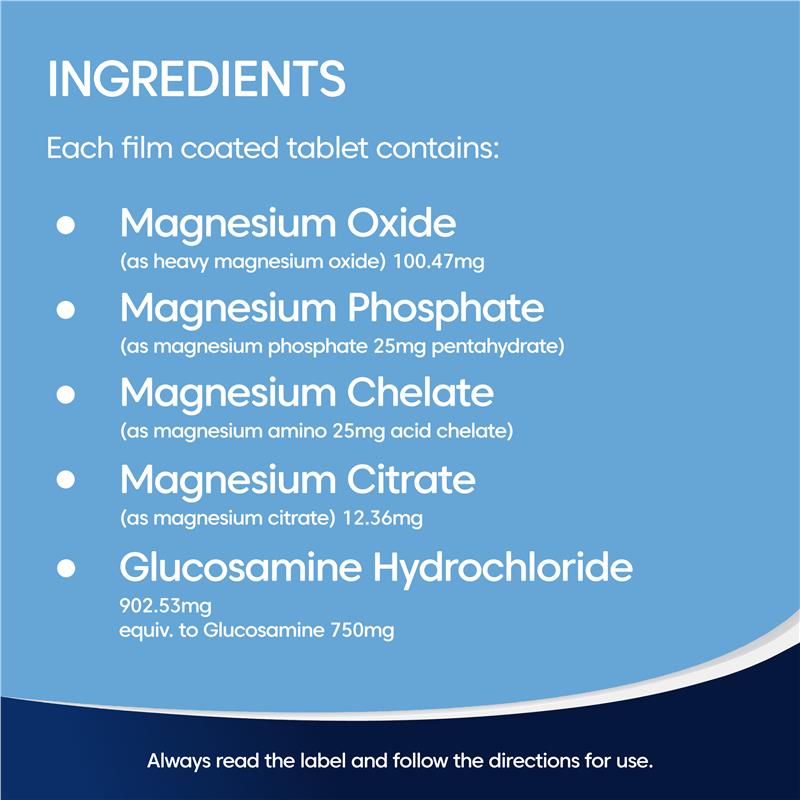 Load image into Gallery viewer, Bioglan Magnesium + Glucosamine 180 Tablets

