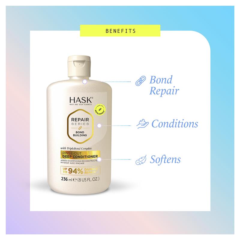 Load image into Gallery viewer, HASK RepairPro Bond Building Rinse-Out Deep Conditioner 236ml
