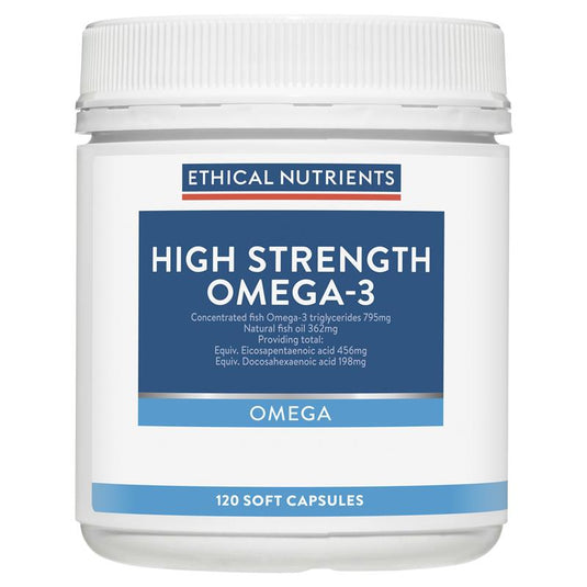 Ethical Nutrients High Strength Omega-3 120 Capsules