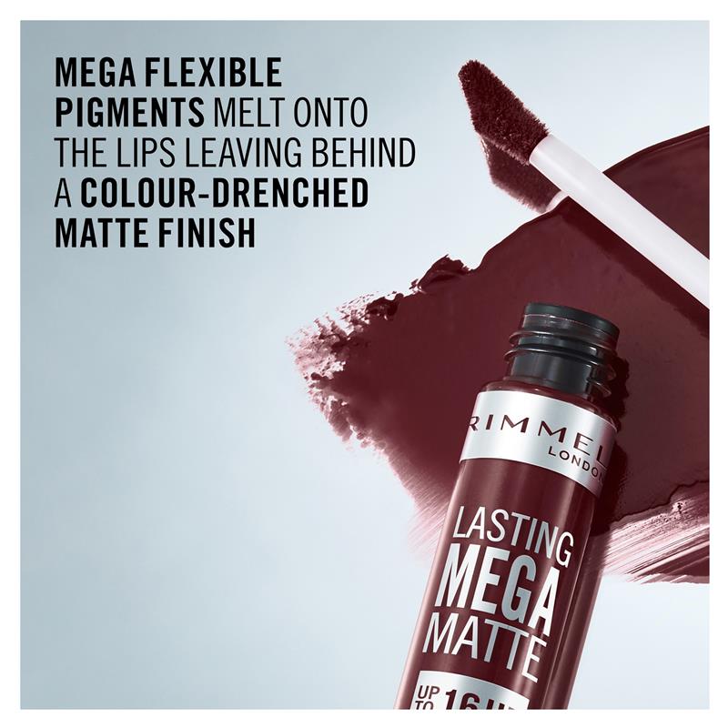 Load image into Gallery viewer, Rimmel London Mega Matte Liquid Lip 910 Plum This Show
