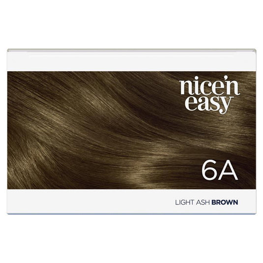 Clairol Nice N Easy 6A Natural Light Ash Brown Permanent Hair Colour